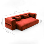 3 In 1 Bed Sofa   |  Opera Velvet