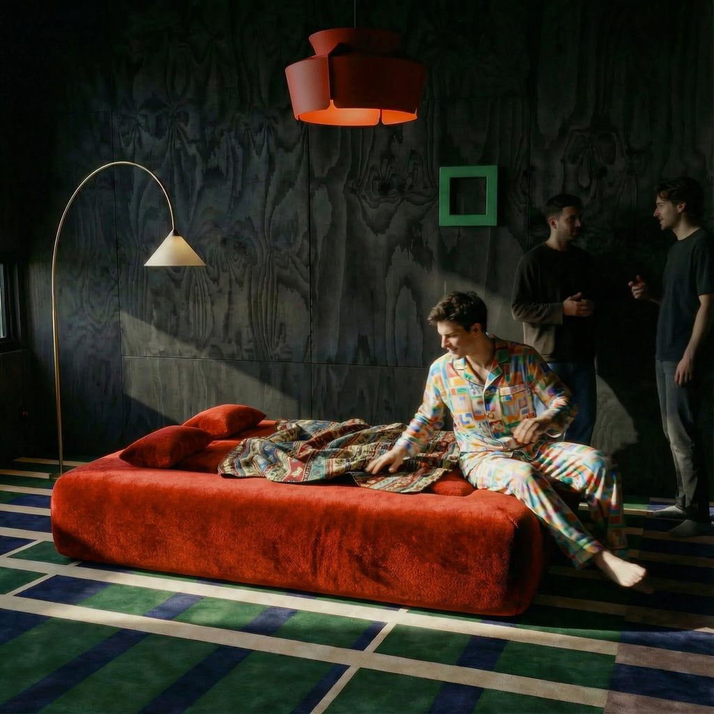 Sofa arrives in a box—so you skip the chaos of buying and moving traditional furniture. No delivery drama, no vans, no helpers, no scratched walls or broken doors. It fits through any space and recovers in minutes once opened.  made in Austria