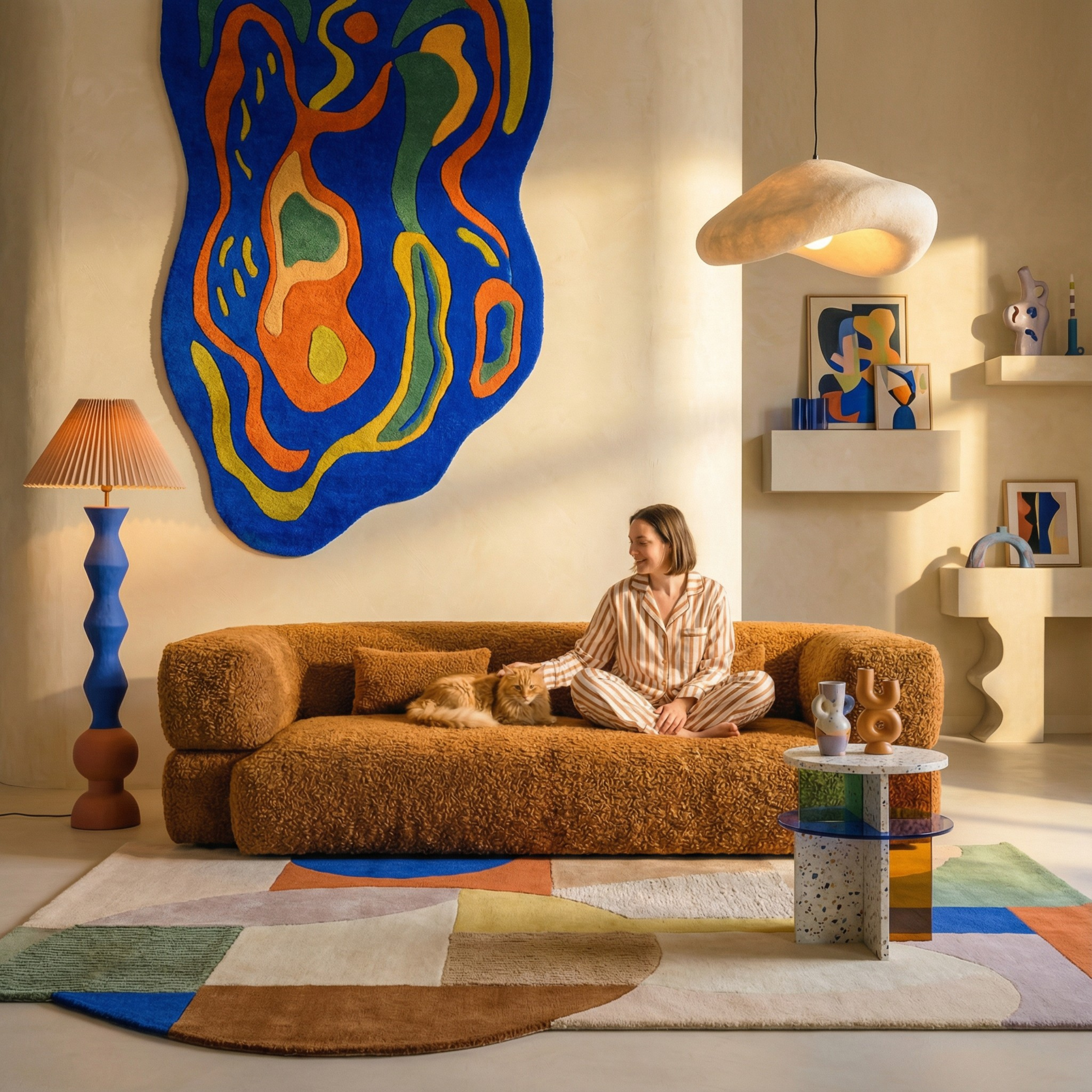 Sofa arrives in a box—so you skip the chaos of buying and moving traditional furniture. No delivery drama, no vans, no helpers, no scratched walls or broken doors. It fits through any space and recovers in minutes once opened.  made in Austria