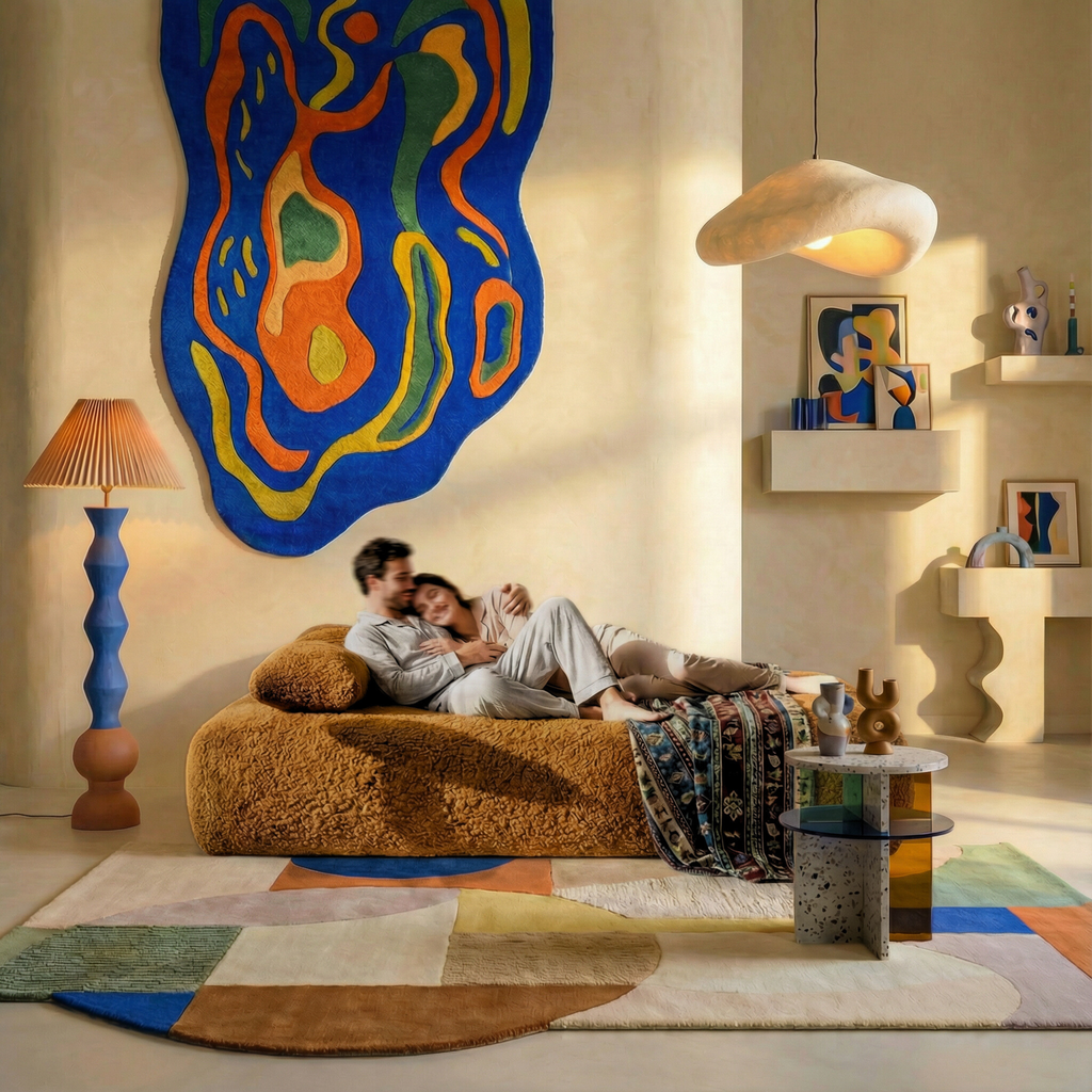 3 in 1 Bed Sofa | Bouclé