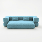 3 in 1 Bed Sofa | Bouclé