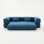 3 in 1 Bed Sofa | Bouclé