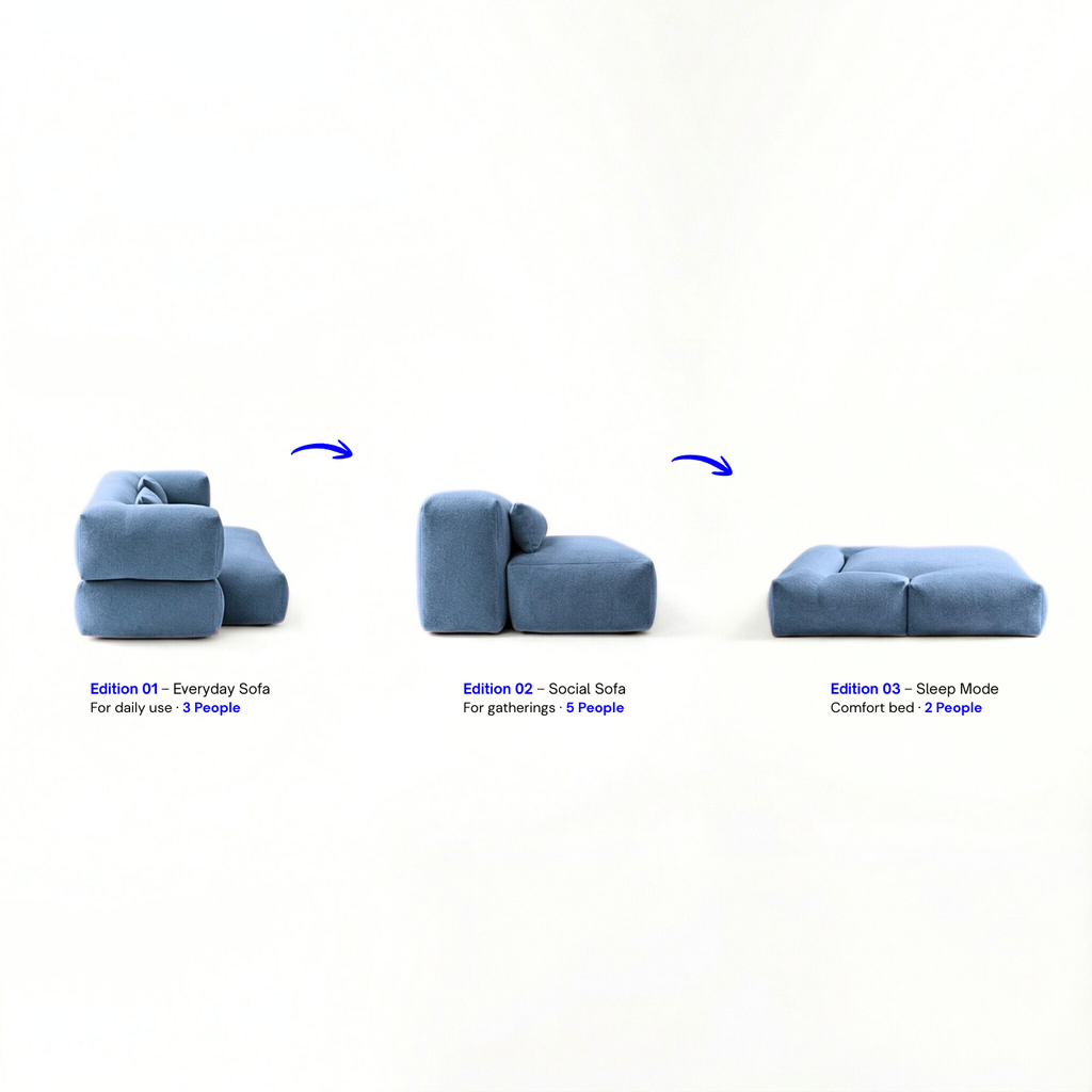 3 in 1 Bed Sofa | Felora