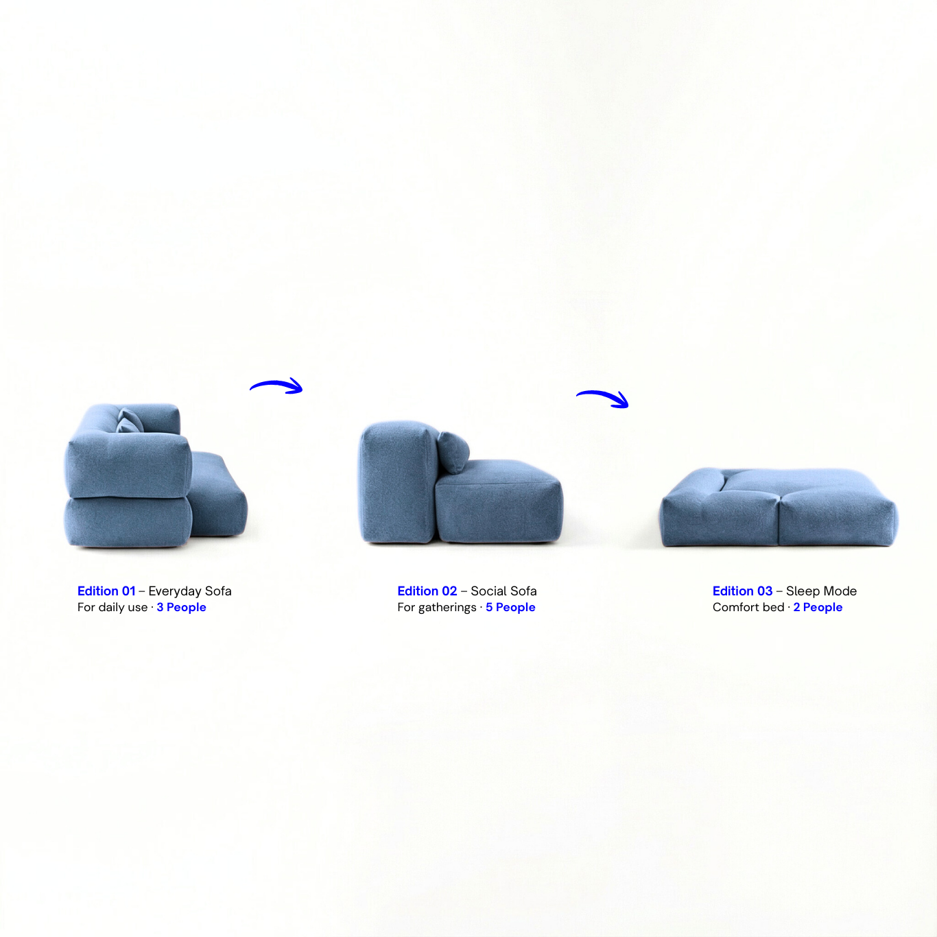 3 in 1 Bed Sofa | Felora