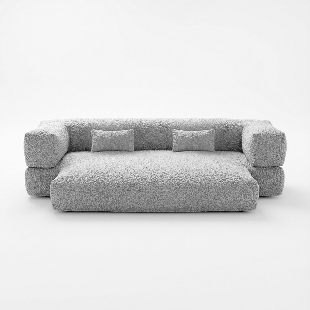 3 in 1 Bed Sofa | Bouclé