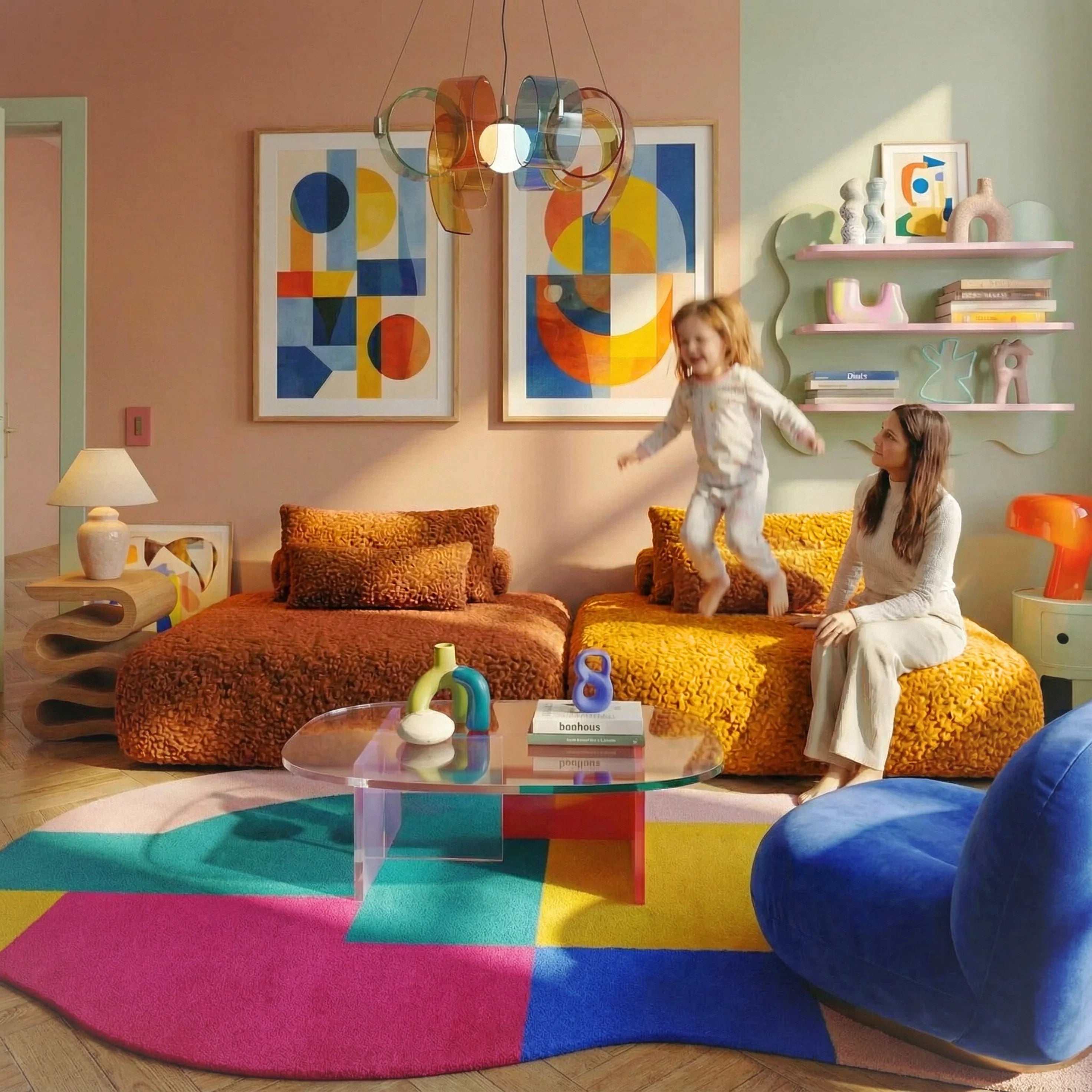 XXL Candy Sofa | Bouclé
